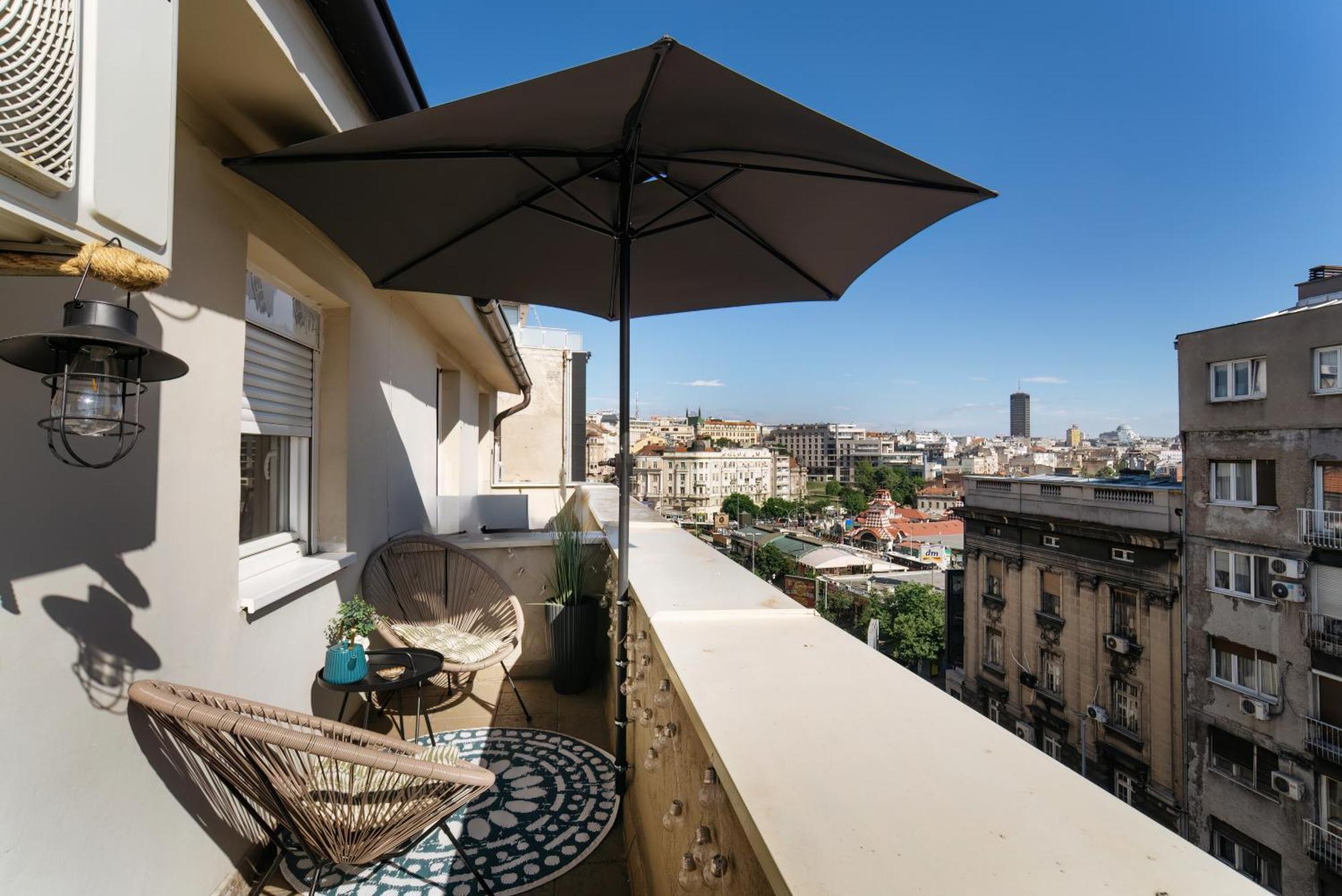 Roof Shelter City View Old Town Renovated ベオグラード エクステリア 写真